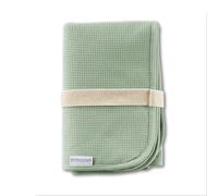 Hofbrucker® Nappy Bag, Changing Bag with Changing Mat for Travel, Foldable Changing Clutch with Organiser for Nappies & Wipes, Wipe-Clean, Must Have for Baby First Equipment (Sage)