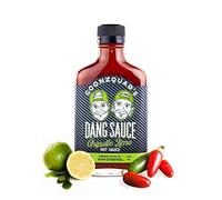 Hoff and Pepper Goonzquad Dang Sauce Handmade Chipotle Lime Hot Sauce Farm-Fresh Tennessee Peppers for the Jalapeno Pepper Hot Sauce Lover Keto Spicy Goodness Seasoning, (6.7 fl oz)
