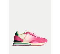 Hoff Art Collection UK 3 Flame Women's Pink/ Green Trainers 12503005 New