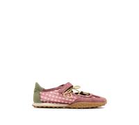 Hoff Bridge gingham-pattern touch-strap sneakerinas - Pink 35-36-37-38-39-40-41-42