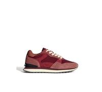 HOFF Women's City Dallas Trainers in Burgundy, Suede, Size: 4 UK 4