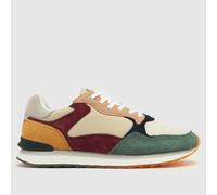 HOFF City Montreal Trainers in White & Burgundy UK 6