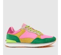 HOFF Tiger Womens Fashion Trainers in Pink Multicolour size 3 UK