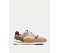 Hoff male City Man Trainers - 9 - Beige Mix, Medium Blue Mix,Beige Mix,Medium Grey Mix,Orange Mix,Camel,Grey Mix,Multi,Blue Mix