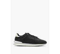 HOFF Men's City Chicago Black Leather Trainers Mens Eu Sizes: 45, Colo