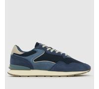 HOFF Men's City Trainers in Navy & White, Suede, Size: 12 UK 12 (EU 46)