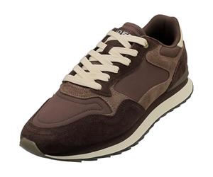 HOFF Men's Munich City Suede Trainers, Brown, 9 UK