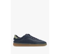 HOFF Men's Park Navy Blue Leather Trainers Mens Eu Sizes: 44, Colour: