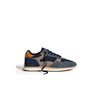 Hoff Venice Blue Mens fashion shoes 225026-03 in a Plain Suede and Textile in Size 46
