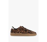 HOFF Womens Alley Leopard Pony Hair Leather Trainers Size: 36, Colo