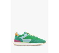 HOFF Women's City Dopamine Jade Trainers Size: 37, Colour: Green Suede