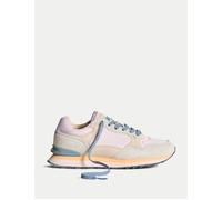 HOFF for woman. 12502013 Santander multicoloured leather trainers (40), Flat, Laces, Casual, Multicolor
