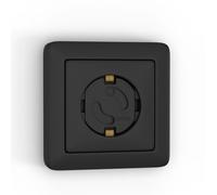Hoffenbach 20 x Socket Child Lock - Socket Lock with Twist Mechanism - Protection for Babies & Children - Socket Protection Prevents Accidents & Electric Shocks - Socket Child Protection - Black