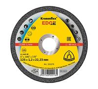 Hoffer-Tec - Klingspor Edge Special Kronenflex® Cutting Discs for Stainless Steel, Steel, Aluminium - 125 x 1.2 x 22.23 mm Diameter - Pack of 25 - Hoffer-Tec