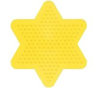 Hoffmann Hama Perlen 270-03 Pen Plate Small Star Yellow