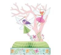 Hoffmaster Group, Inc. PC360385 Paper Cups | Fairy Forest | 256ml | Pack of 8, White & Pink