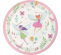 Hoffmaster Group, Inc. PC360498 Paper Lunch Plates|Fairy Forest| 18cm|Pack of 8, Assorted Pastel