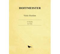 Hoffmeister 12 Etudes for Viola: Viola-Etüden - the complete set of twelve, edited by Friedrich Hermann
