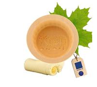 Hofmeister Holzwaren round butter mould for 250 gramme butter diameter ca 9,5 cm (Cow)