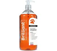 Hofseth Biocare Brilliant Salmon Oil for Dogs, Cats, Puppy, Horse, Ferret & Pets - Pure Omega 3, 6 & 9 Fish Oil Food Supplement | Treats Itchy Skin, Joint Care, Heart Health & Natural Coat (1 Litre)