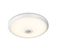 HOFTRONIC - LED Ceiling Light - Motion Sensor and Twilight Switch - 360º 1-6m - 12W 1000lm - 3000K Warm White - Sensor lamp - IP20 Indoor