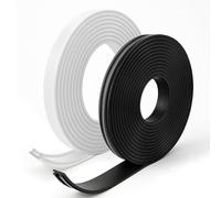 HOFUDON Magnetic Window Fly Screen Repair Strips 6m - Heavy Duty PE White Sealing Tape & Magnetic Strips for Screen Replacement, DIY Home Use