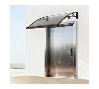 HOFUNTRE Aluminum Door Awning, Durable & Reinforced Structure, polycarbonate door awning,Low Maintenance, Easy Cleaning. For Patio, Porch, Window, Home & Shop.(150cm/59in*200cm/79in)