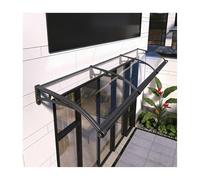 HOFUNTRE Aluminum Sunshade Canopy, Multi-Support Frame for Stronger Load,window awnings exterior,Heat-Resistant, Easy Installation, Ideal for Doors, Windows(100cm/39.4in*200cm/79in)