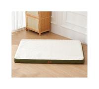 HOFUNTRE Memory Foam Dog Bed，Fluffy Anti Anxiety Dog Bed，Good Support And Compression Resistance, Fine Fluff, Soft Touch, Wear-resistant And Not Easy To Fall Off(Green,91 * 69cm/35.8 * 27.1in)