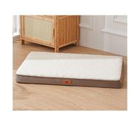 HOFUNTRE Memory Foam Dog Bed，Fluffy Anti Anxiety Dog Bed，Good Support And Compression Resistance, Fine Fluff, Soft Touch, Wear-resistant And Not Easy To Fall Off(Brown,76 * 51cm/30 * 50in)