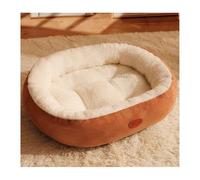 HOFUNTRE Orthopedic Dog Beds Large,Washable Dog Cushion Bed For Crate,The Overall Structure Is Firm, The Support Effect Is Stable, And The Fabric Material Feels Gentle(Camel,90 * 66cm/35.4 * 26in)