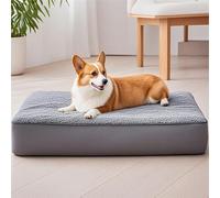HOFUNTRE Queen Dog Mattresses,Soothing Cage Mattresses,Fluffy Dog beds,The Overall Filling Is Soft And Comfortable, With Corrective Sponge For Even Support(111 * 81cm)