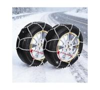 HOFUNTRE Snow Chains For Car Tires,Tire Chains,Universal Tire Chain, Portable Reusable Anti Slip,For Passenger Car, Pickup Trucks And Suv - Set Of 2(235/45R17)
