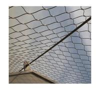 HOFUNTRE Stainless Steel Rope Wire Mesh ，Garden Balcony Stair Fall Protection Fence，Farm Poultry Boundary，Selected Materials, Durable, Flexible and Safe Protection(30 * 3m/98.4 * 9.8ft)