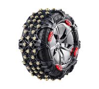HOFUNTRE Tire Chains for SUV, Universal Snow Chains, Tire Snow Chains | TPU and Manganese Steel, Hollowed Out Design, Triangular Edged Anti Slip(255/65R16)