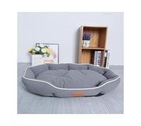 HOFUNTRE Washable Dog Cushion Bed For Crate,Orthopedic Dog Beds Large,The Fabric Has Good Wear Resistance And Bite Resistance, And Is Filled With High Resilience Material(Gray,50 * 38cm/19.7 * 15in)