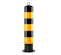 HOFUNTRE Workshop Road Isolation Railing,Steel Pipe Parking Lot Parking Blocker,Durability And Safety Are Taken Into Consideration In The Structural Design(100cm/39.4in,3mm)
