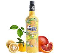 Yuzu & Blood Orange Flawless Vodka 70cl 37.5% ABV Small Batch Craft Flavoured Vodka | Triple Distilled With Natural Tasting Fruit Flavours | Vegan Friendly Vodka | Sustainable Bottle Packaging