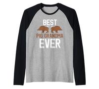 Hog Hunting Best Pig Grandma Ever Raglan Baseball Tee