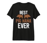 Hog Hunting Best Pig Nana Ever Premium T-Shirt