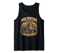 Hog Hunting Men Dad Wild Boar Pig Hunter Tank Top