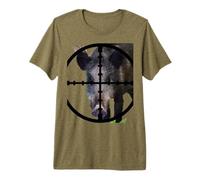Hog Hunting Wild Boar in Scope Vector Art 2 Premium T-Shirt