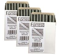Hog Rings Forrest® 3000 Qty Galvanised Hog Ring Staples Fencing Netting Clips