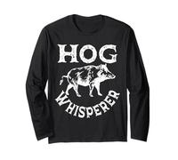 Hog Whisperer Wild Animals Hunt Hunting Hunter Long Sleeve T-Shirt