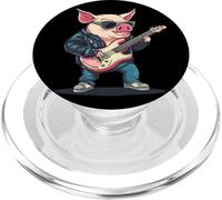 Hog Wild Pig Playing Guitar Costume for Man and Woman PopSockets PopGrip for MagSafe