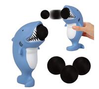 Hog Wild Shark Popper Toy - Launches Foam Balls Up to 20 Feet - Fun Indoor and Outdoor Game for Kids - Includes 4 Foam Balls