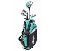 Hogan Golf FTS Junior Girls Golf Clubs Set with Bag (Teal, 6-8 Years, Left)