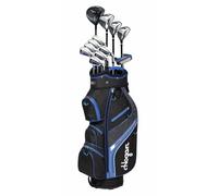 Hogan Golf FW-817 Men Right Graphite/Steel 1 Inch Longer Golf Clubs Set With Trolley bag, Stiff Flex