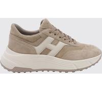 HOGAN H669 Sneakers in Calfskin and Suede with Chunky Sole - Size: 38 - female