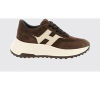 HOGAN H669 Sneakers in Calfskin and Suede with Chunky Sole - Size: 39 - female